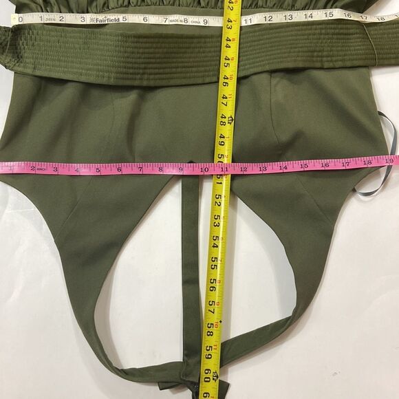 WIHTE BY VERÁ WANG GREEN WOMEN DRESS PLUS SIZE 14 - Picture 13 of 14